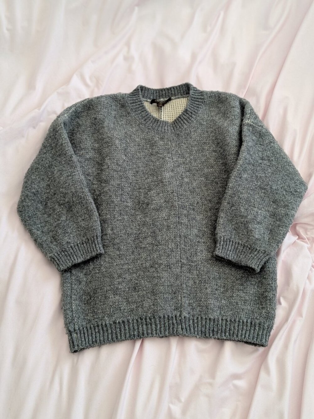 Louis Vuitton Grey WNKM18MPN Cashmere Wool Sweater Size ?
